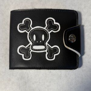 Paul Frank Black Wallet with Skull Design